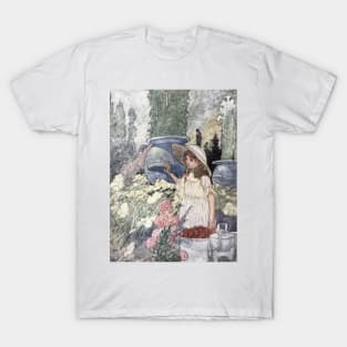 The Rich Man's Garden by Charles Robinson T-Shirt